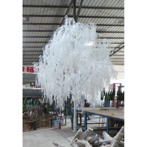 Trắng nhân tạo khóc Willow Tree